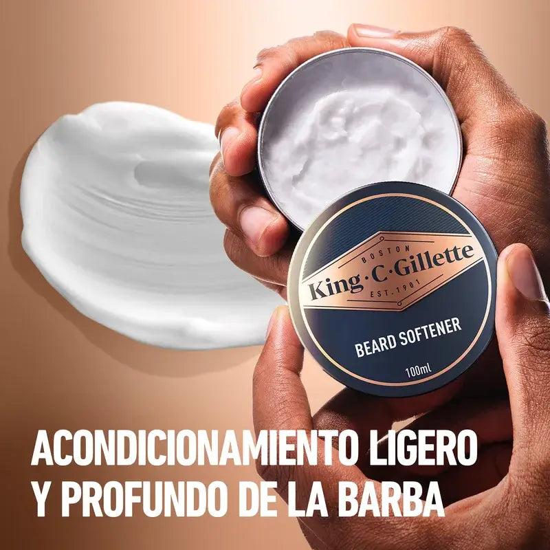 Gillette King C. Bálsamo Suave Para Barba , 100 ml