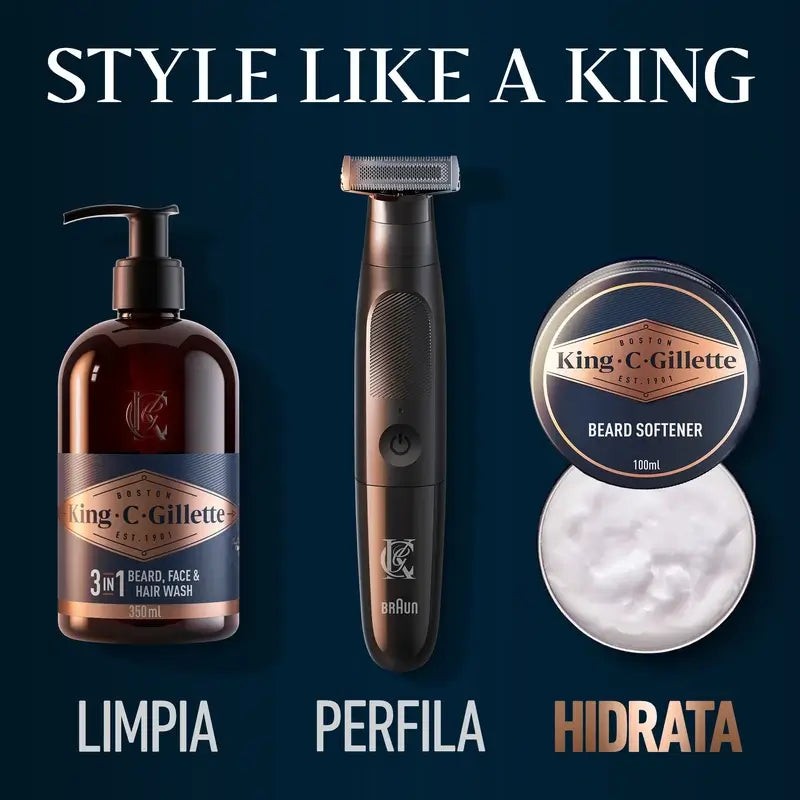 Gillette King C. Bálsamo Suave Para Barba , 100 ml