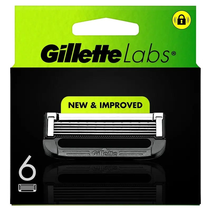 Gillette Labs Recambios, 6 x 2 unidades