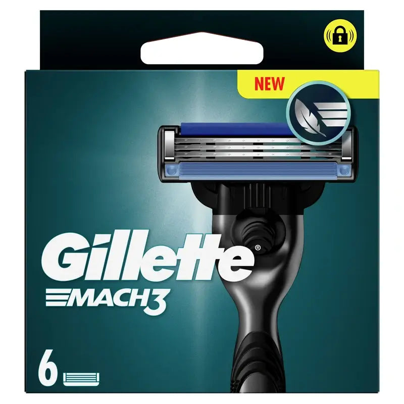Gillette Mach3 Recambio Hombre, 6 Recambios