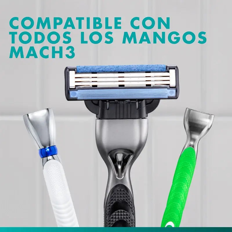 Gillette Mach3 Recambio Hombre, 6 Recambios
