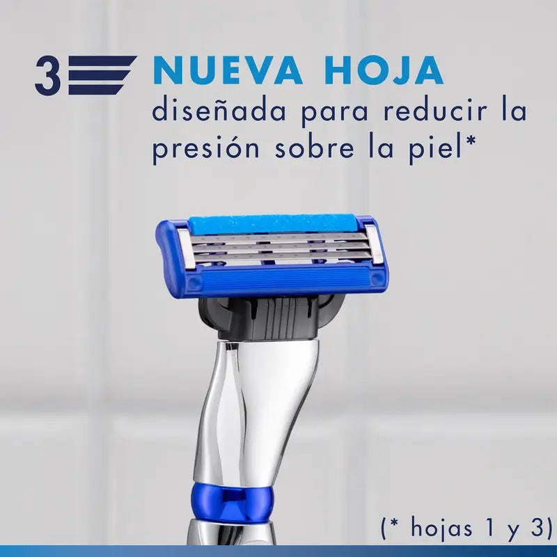 Gillette Mach3 Turbo Recambios Para Maquinillas De Afeitar Para Hombre , 4 unidades