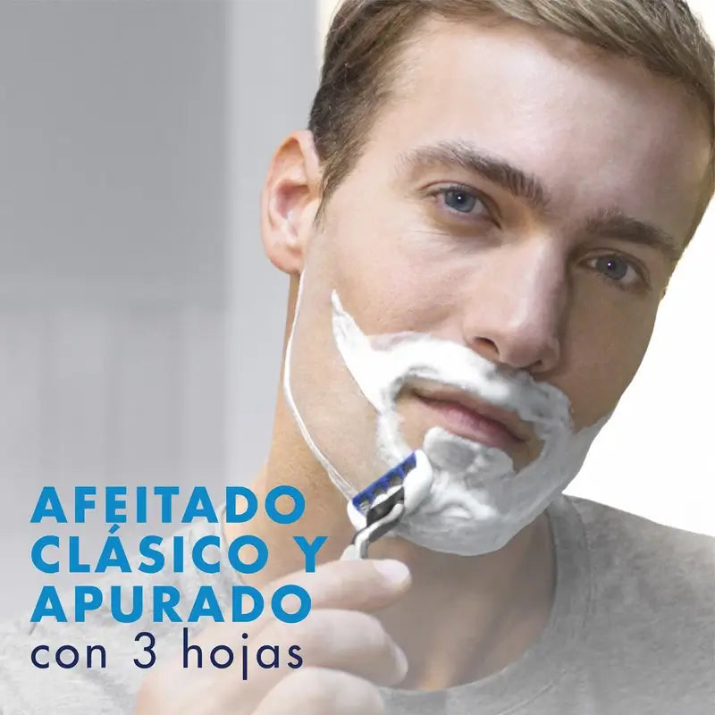 Gillette Mach3 Turbo Recambios Para Maquinillas De Afeitar Para Hombre , 4 unidades