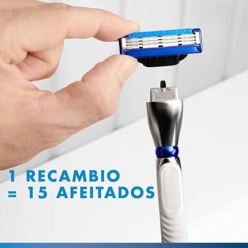 Gillette Mach3 Turbo Recambios Para Maquinillas De Afeitar Para Hombre , 4 unidades