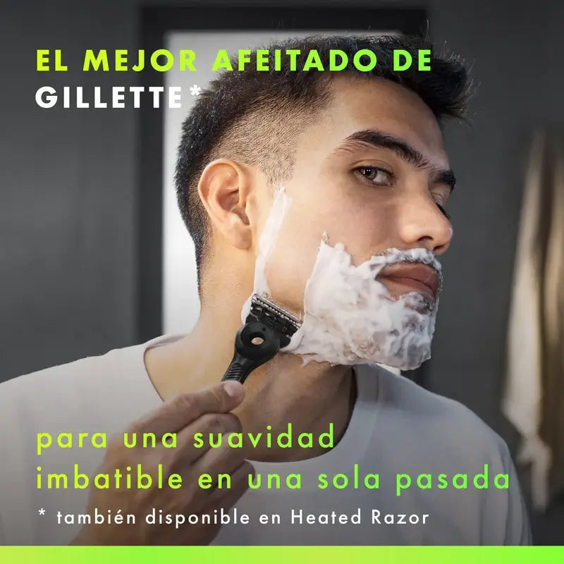 Gillette Labs Maquinilla con Barra Exfoliante + 1 Recambio y Colgador