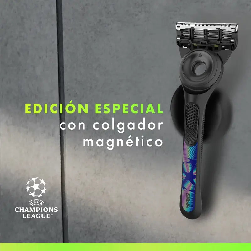 Gillette Labs Maquinilla con Barra Exfoliante + 1 Recambio y Colgador