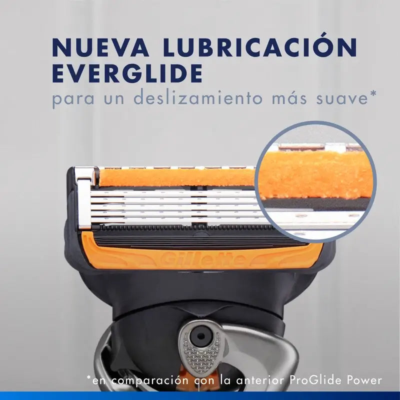 Gillette Proglide Power 1 Maquinilla De Afeitar , 2 recambios
