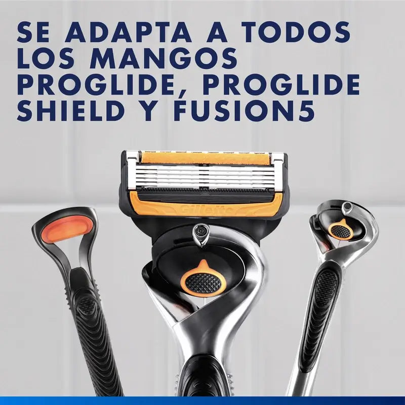 Gillette Proglide Power Recambios Para Maquinilla De Afeitar Para Hombre , 4 unidades