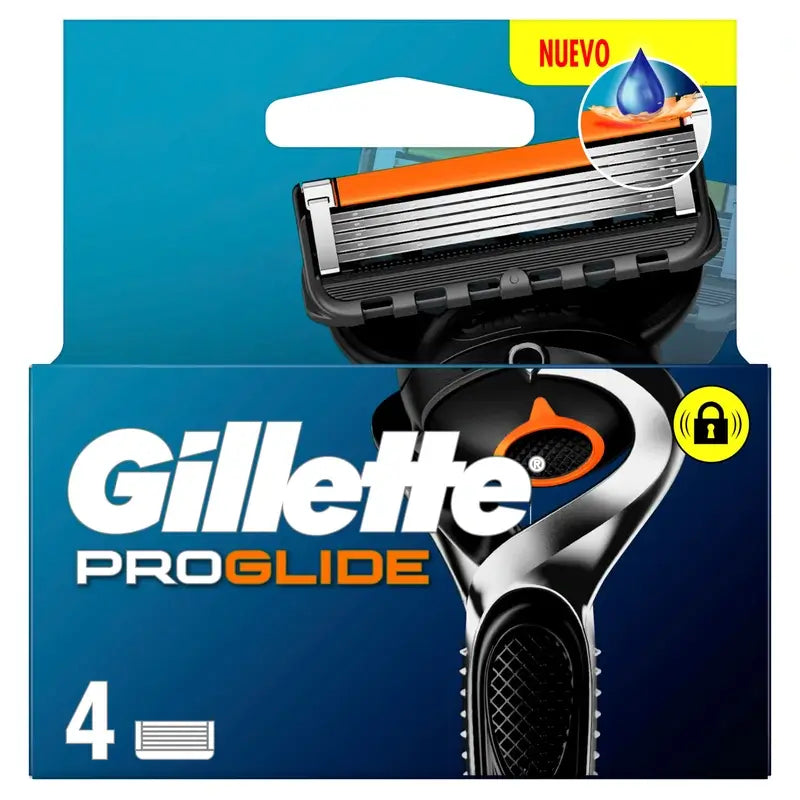 Gillette Proglide Recambios Para Maquinilla De Afeitar Para Hombre , 4 unidades