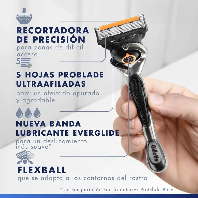 Gillette Proglide Recambios Para Maquinilla De Afeitar Para Hombre , 4 unidades