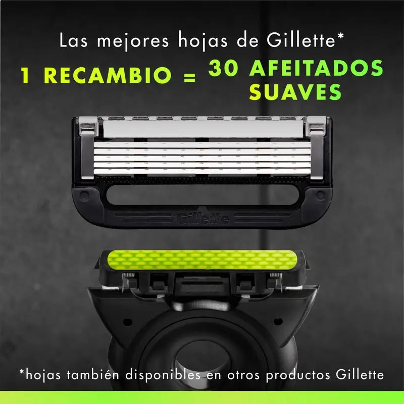 Recambio Gillette Labs, 6 Recambios, 1 Unidad