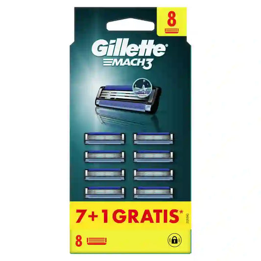 Gillette Recambio Mach3, 7+1 Recambios