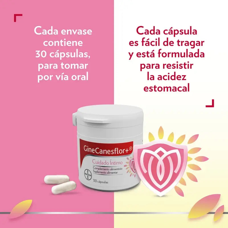 Gine-Canestén Ginecanesflor+, 30 Cápsulas