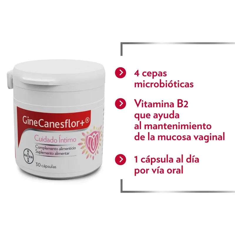 Gine-Canestén Ginecanesflor+, 30 Cápsulas