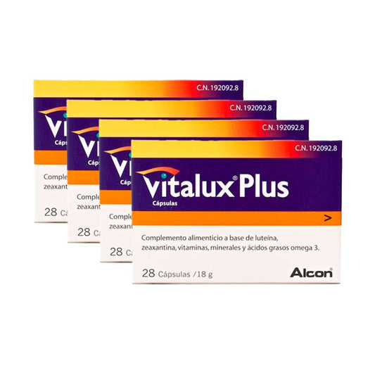 Vitalux Pack 4 unidades, 84 Cápsulas