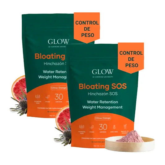Glow Bloating SOS Hinchazón Abdominal, Pack 2 x 120 gr