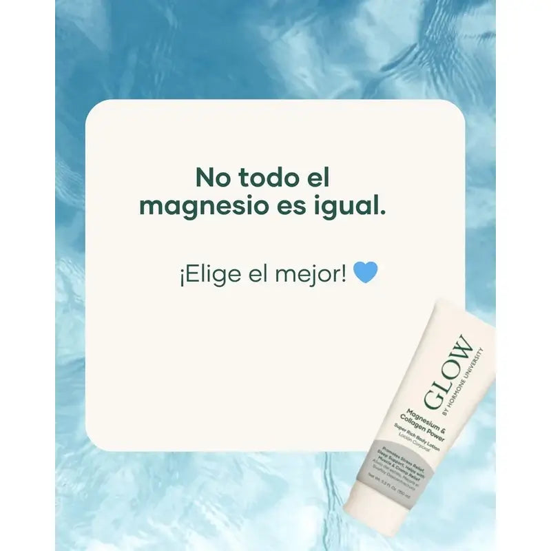 Glow Botánica Crema Corporal Magnesio Loción , 150 ml
