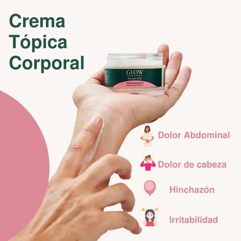 Glow Botánica Crema Corporal Period Sos , 50 ml