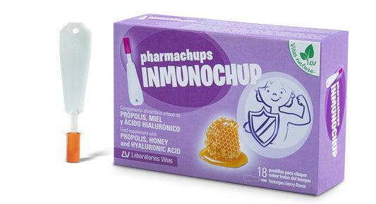 Pharmachups Inmunochups Sabor Frutas Del Bosque , 18 pastillas