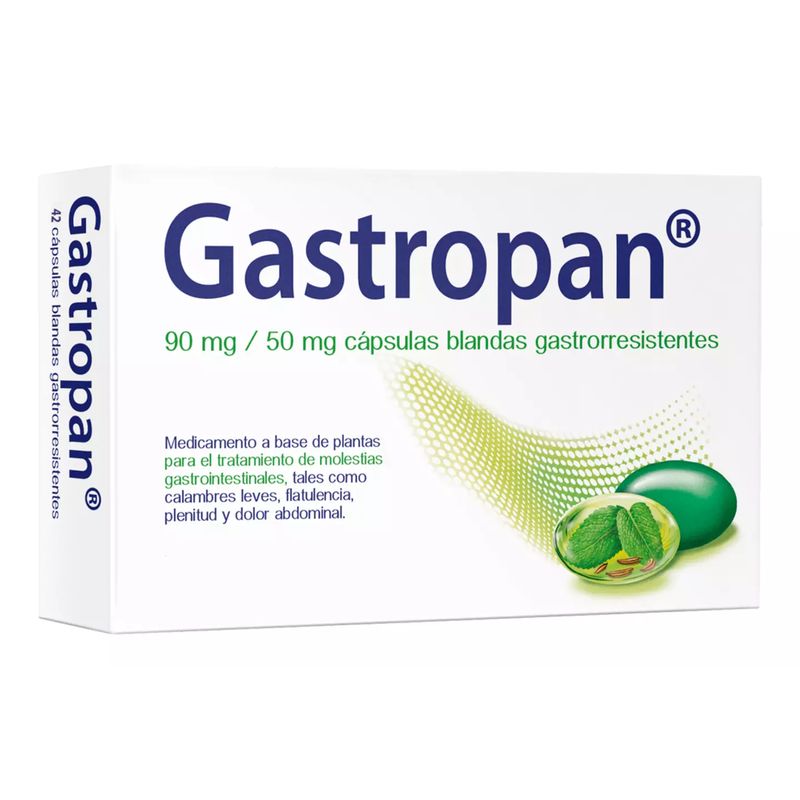 Gastropan 90 mg/50 mg, 42 Cápsulas