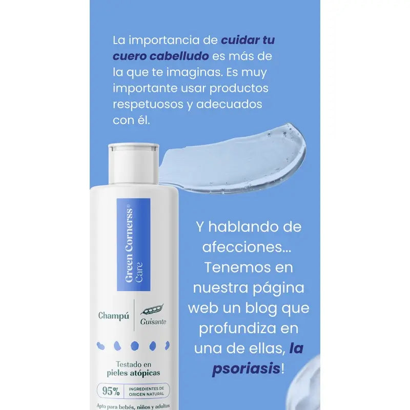 Green Cornerss Champú de Gisante, 300 ml
