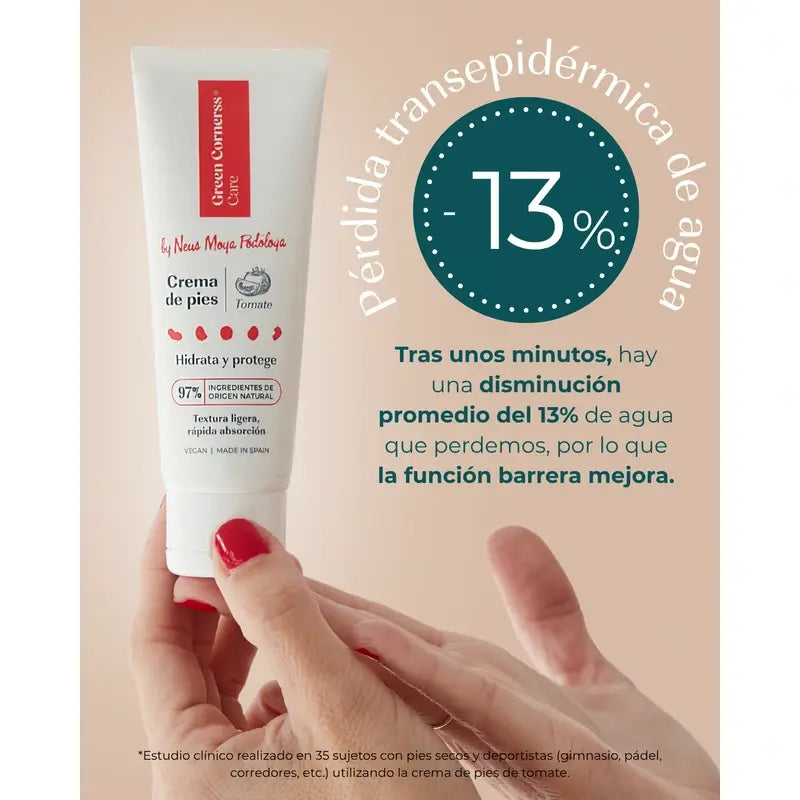 Green Cornerss Crema de Pies de Tomate, 75 ml