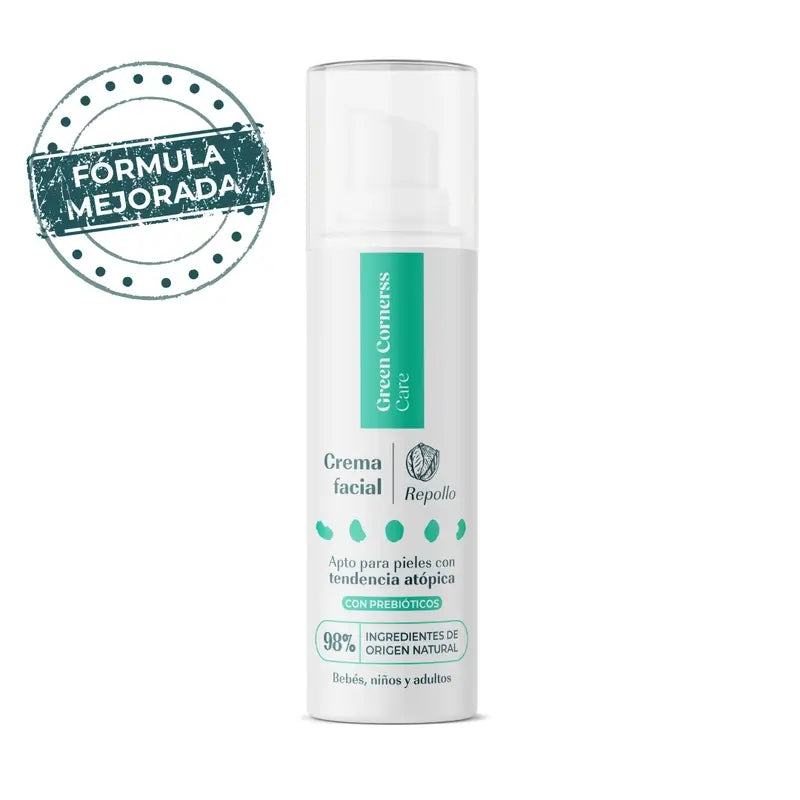 Green Cornerss Crema Facial de Repollo, 50 ml