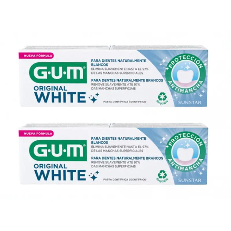 Gum Original White Pasta Dental 75 ml 2 Tubos