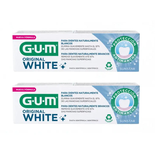 Gum Original White Pasta Dental 75 ml 2 Tubos