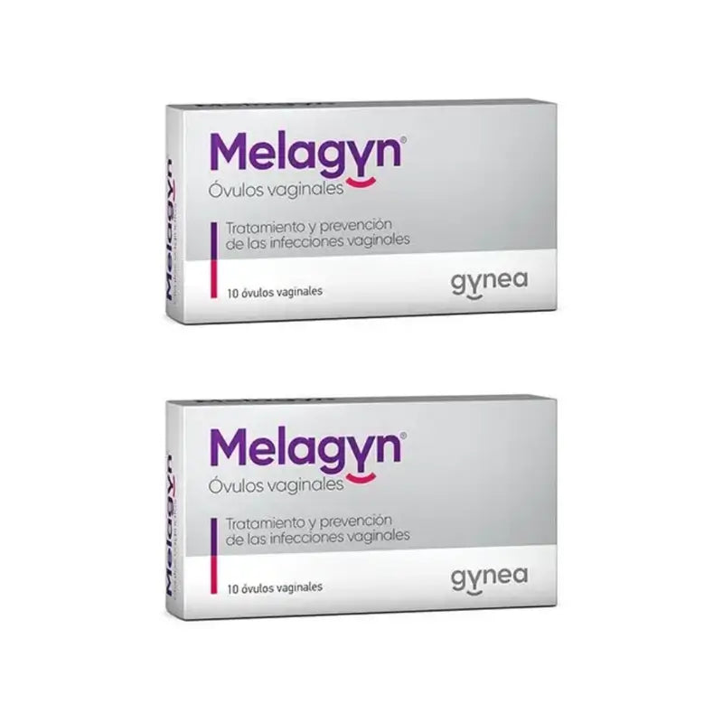 Gynea Melagyn Óvulos Vaginales, 2X10 Unidades
