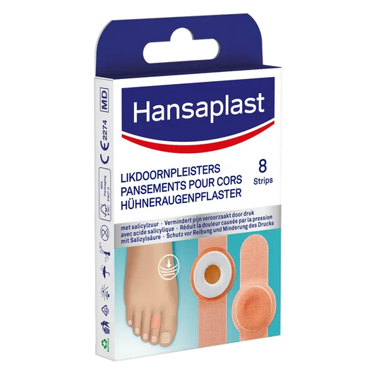 Hansaplast Apósito Para Callos Con Ácido Salicílico, 8 Unidades