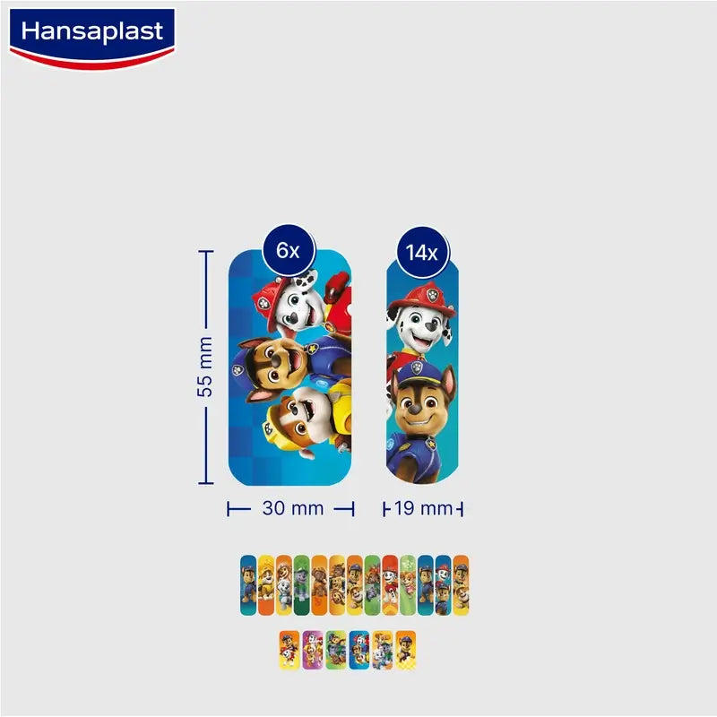 Hansaplast Paw Patrol Kids , 20 apósitos