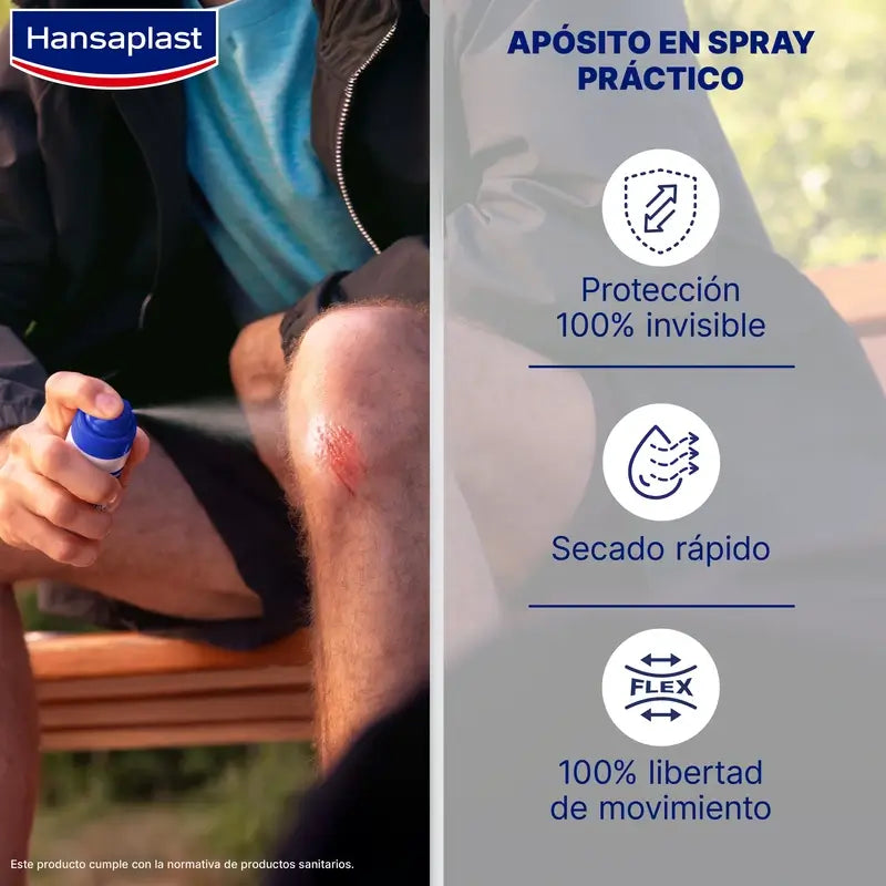 Hansaplast Second Skin Protection Apósito En Spray , 40 aplicaciones