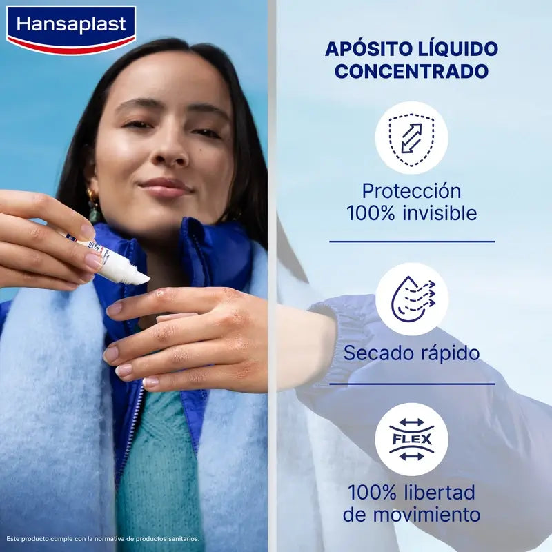 Hansaplast Second Skin Protection Apósito Líquido Concentrado  , 60 aplicaciones