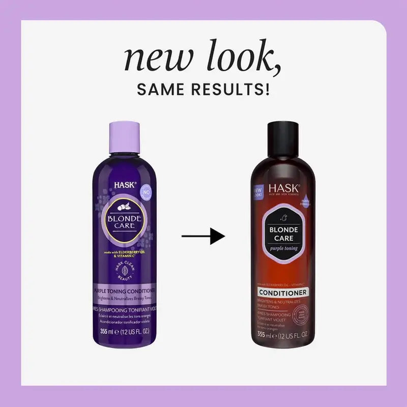 Hask Acondicionador Blonde Care , 355 ml