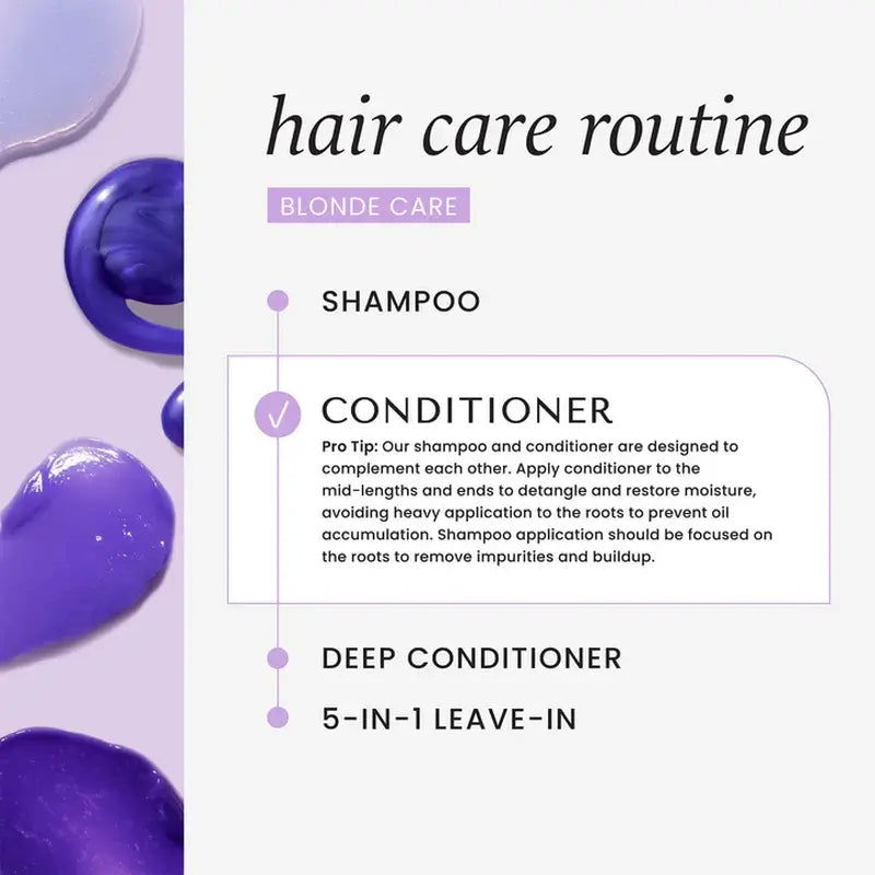 Hask Acondicionador Blonde Care , 355 ml