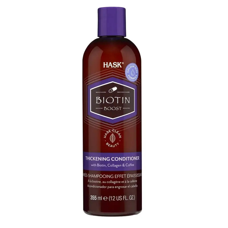 Hask Acondicionador Densificante Biotin Boost , 355 ml
