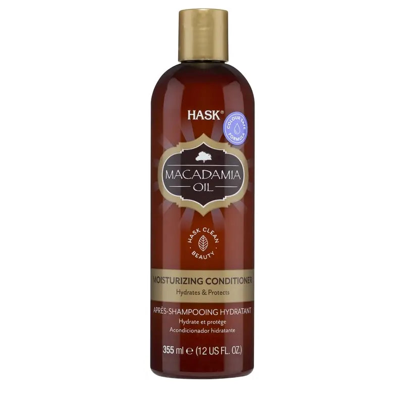 Hask Acondicionador Hidratante Macadamia Oil , 355 ml