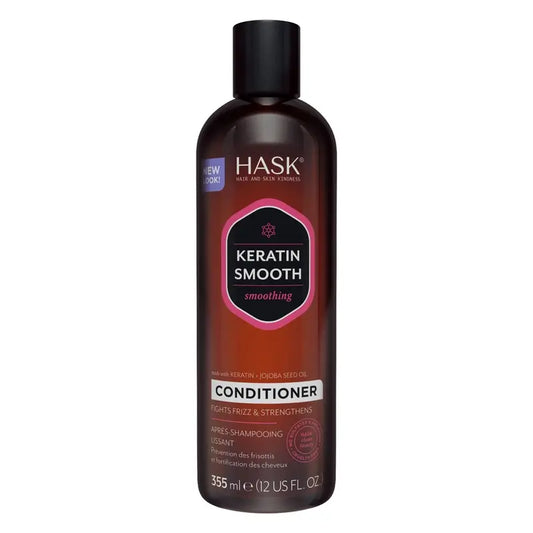Hask Acondicionador Suave Y Liso Keratin Protein , 355 ml