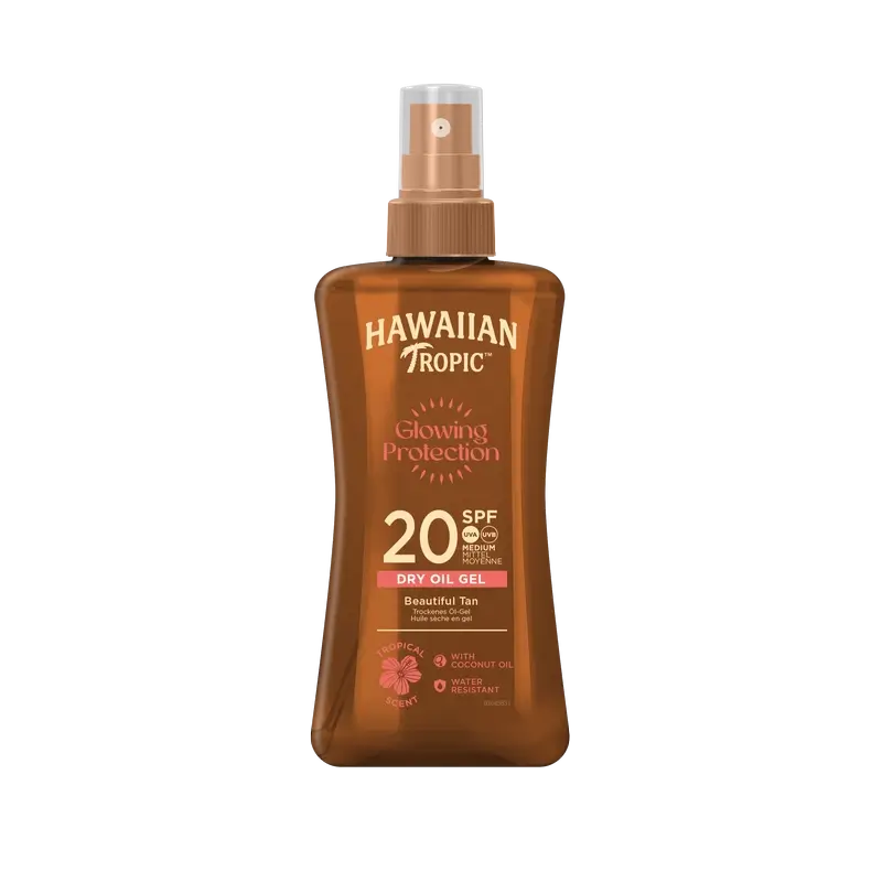 Hawaiian Tropic Ht Aceite Glowing Spf20, 200Ml