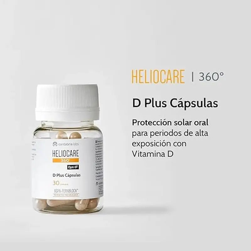 Heliocare 360° D Plus, 30 Cápsulas