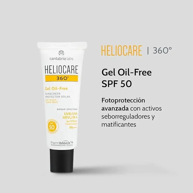 Heliocare 360º Gel Oil Free Spf 50+ 50 Ml