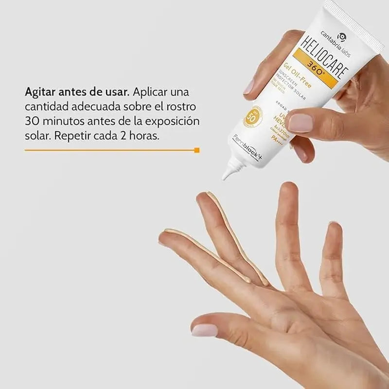 Heliocare 360º Gel Oil Free Spf 50+ 50 Ml