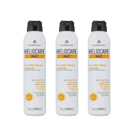 Heliocare 360º Spray Invisible Protector Spf 50+, 3X200 Ml