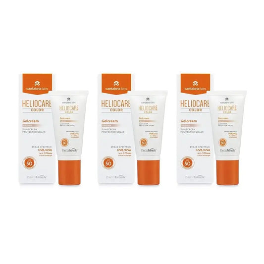 Heliocare Gelcream Color Brown Spf 50+, 3X50 Ml