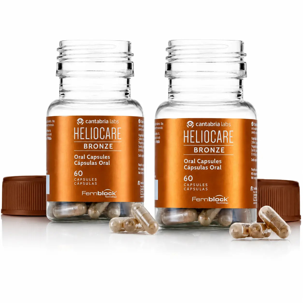 Heliocare Oral Bronze 60 Capsulas Pack 2