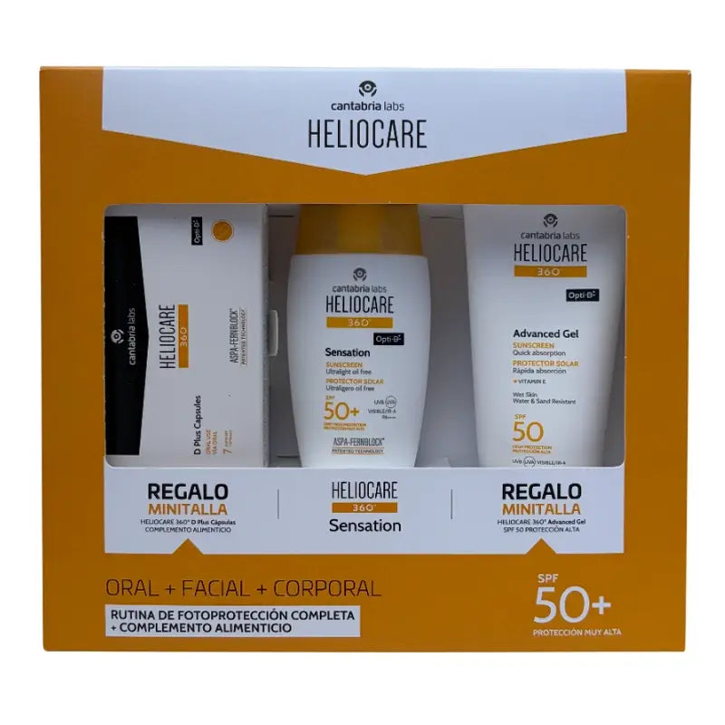 Heliocare Pack 360 Sensation 50Ml+ Minitallat Advanced