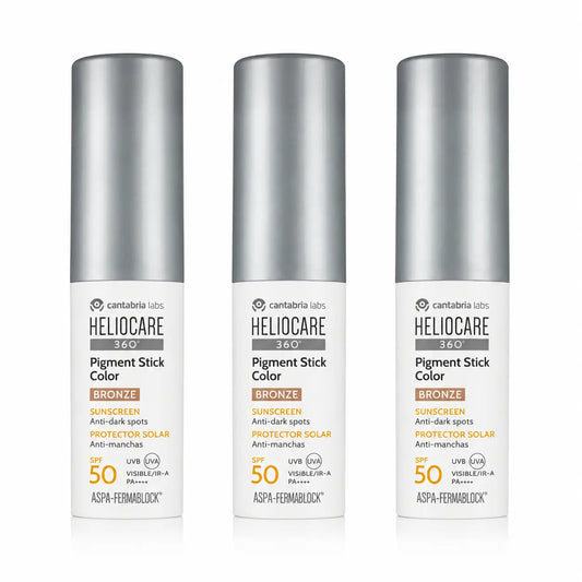 Heliocare Pigment Stick Color Bronze Spf50 10 Gr pack 3