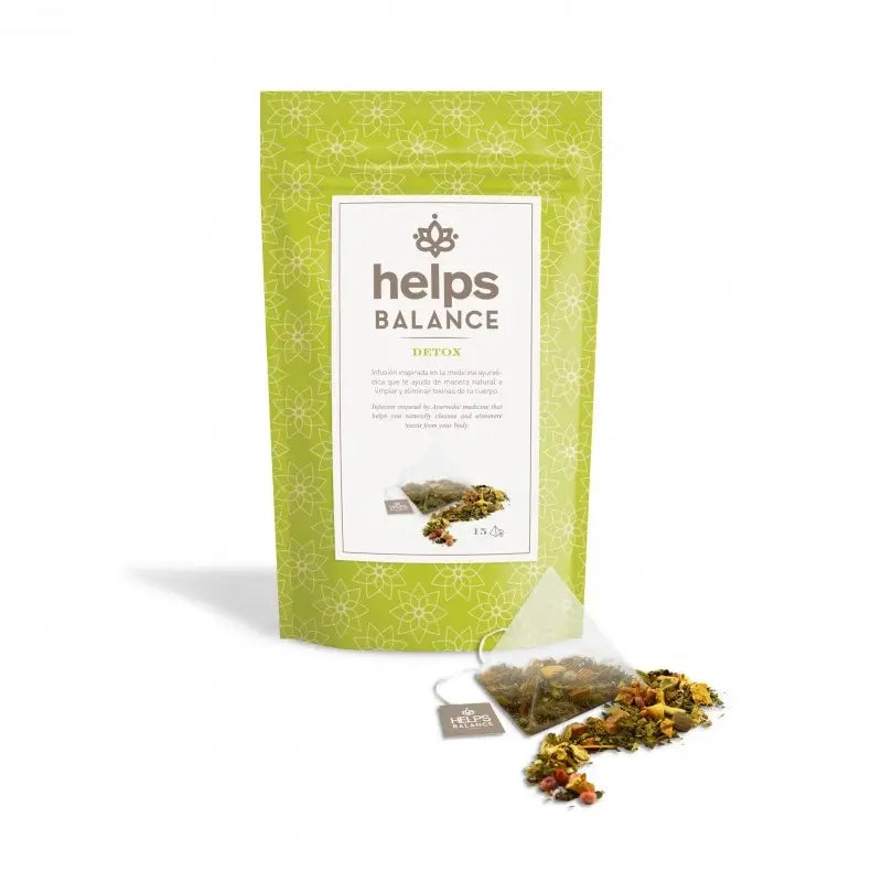 Helps Balance Bolsa Ayurvedica Detox , 15 infusiones piramidales