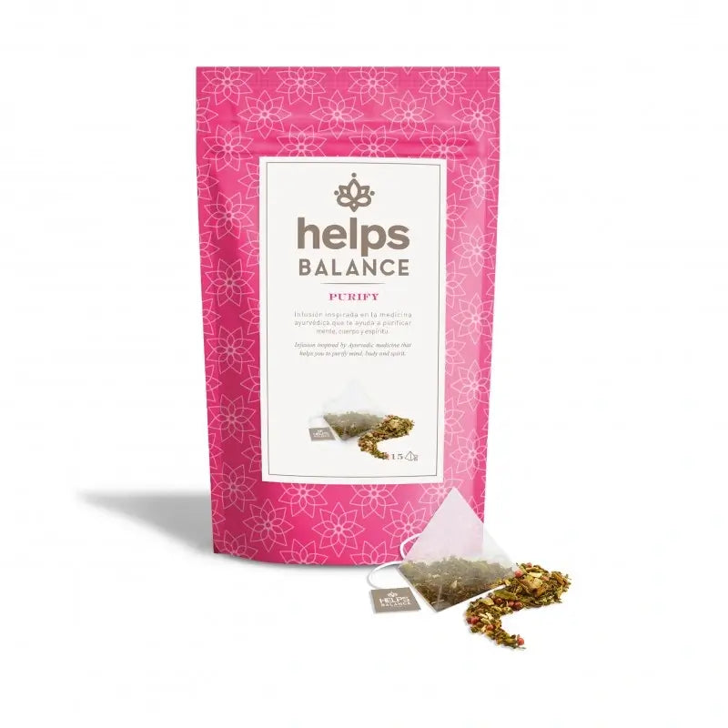 Helps Balance Bolsa Ayurvedica Purify Protectora , 15 infusiones piramidales